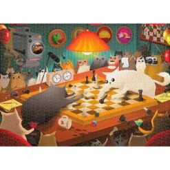 Asmodee Puzzle Exploding Kittens - Cats Playing Chess -Kinderspielwaren Geschäft Asmodee Puzzle Exploding Kittens Cats Playing Chess@@1901683 2