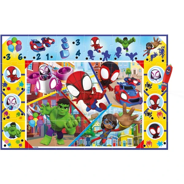 Clementoni Quiz-Puzzle Marvel Spidey 5 Clementoni Quiz-Puzzle Marvel Spidey – Bild 3