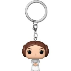 Funko POP! Schlüsselanhänger Star Wars - Princess Leia, Spielfigur