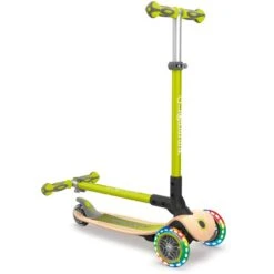 GLOBBER Primo Foldable Lights Mit Holzdeck, Scooter -Kinderspielwaren Geschäft GLOBBER Primo Foldable Lights mit Holzdeck Scooter@@1700186 7