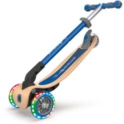 GLOBBER Primo Wood Mit Leuchtrollen, Scooter -Kinderspielwaren Geschäft GLOBBER Primo Wood mit Leuchtrollen Scooter@@1so7gp05 5