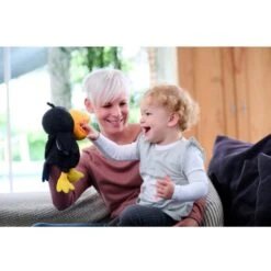 HABA Handpuppe Rabe Theo, Spielfigur -Kinderspielwaren Geschäft HABA Handpuppe Rabe Theo Spielfigur@@1912921 4