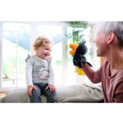 HABA Handpuppe Rabe Theo, Spielfigur -Kinderspielwaren Geschäft HABA Handpuppe Rabe Theo Spielfigur@@1912921 5