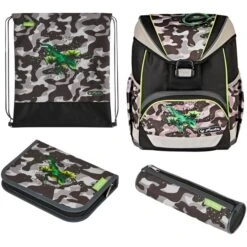 Herlitz UltraLight Plus Camo Dragon, Schulranzen