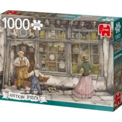 Jumbo Puzzle Anton Pieck, Der Uhrenladen -Kinderspielwaren Geschäft Jumbo Puzzle Anton Pieck Der Uhrenladen@@1725030 2