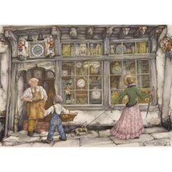 Jumbo Puzzle Anton Pieck, Der Uhrenladen -Kinderspielwaren Geschäft Jumbo Puzzle Anton Pieck Der Uhrenladen@@1725030 3