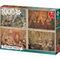 Jumbo Puzzle Anton Pieck, Unterhaltung Im Wohnzimmer 8 Jumbo Puzzle Anton Pieck, Unterhaltung Im Wohnzimmer -Kinderspielwaren Geschäft Jumbo Puzzle Anton Pieck Unterhaltung im Wohnzimmer@@1725020 2
