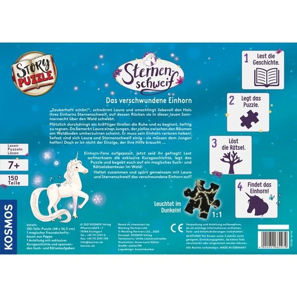 KOSMOS Sternenschweif - Das Verschwundene Einhorn, Puzzle 4 KOSMOS Sternenschweif - Das Verschwundene Einhorn, Puzzle – Bild 2