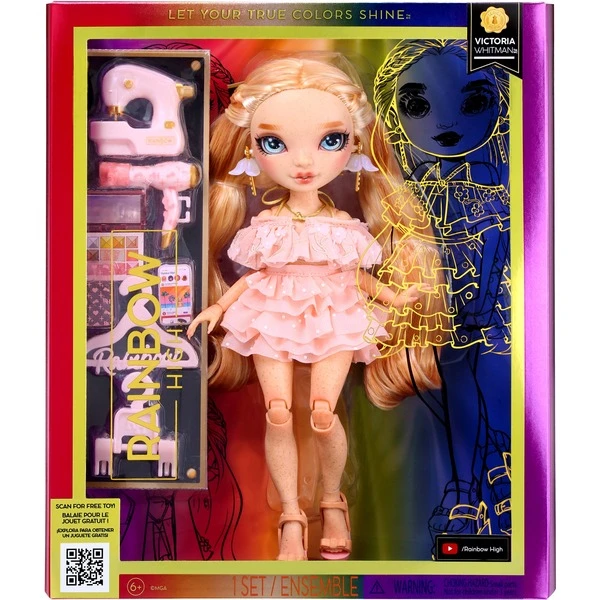 MGA Entertainment Rainbow High S23 Pink Fashion Doll - Victoria Whitman, Puppe