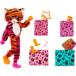 Mattel Barbie Cutie Reveal Dschungel Serie - Tiger, Puppe -Kinderspielwaren Geschäft Mattel Barbie Cutie Reveal Dschungel Serie Tiger Puppe@@100024218 3