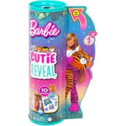 Mattel Barbie Cutie Reveal Dschungel Serie - Tiger, Puppe -Kinderspielwaren Geschäft Mattel Barbie Cutie Reveal Dschungel Serie Tiger Puppe@@100024218 6