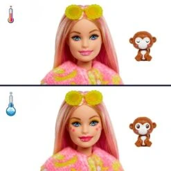 Mattel Barbie Cutie Reveal Dschungel Serie - Äffchen, Puppe -Kinderspielwaren Geschäft Mattel Barbie Cutie Reveal Dschungel Serie ffchen Puppe@@100024228 4
