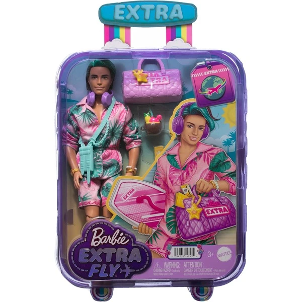 Mattel Barbie Extra Fly - Ken-Puppe Mit Strandmode 7 Mattel Barbie Extra Fly - Ken-Puppe Mit Strandmode – Bild 5