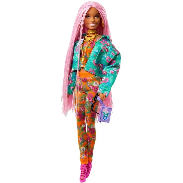 Mattel Barbie Extra Puppe Mit Pinken Flechtzöpfen 4 Mattel Barbie Extra Puppe Mit Pinken Flechtzöpfen – Bild 2