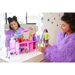 Mattel Barbie Extra Spielset Mit Puppe Und Stylingtisch -Kinderspielwaren Geschäft Mattel Barbie Extra Spielset mit Puppe und Stylingtisch@@1758017 7