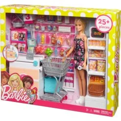 Mattel Barbie Supermarkt Und Puppe -Kinderspielwaren Geschäft Mattel Barbie Supermarkt und Puppe@@1ssmubc2 8