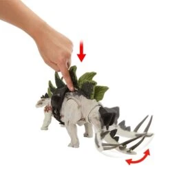 Mattel Jurassic World New Large Trackers - Stegosaurus, Spielfigur -Kinderspielwaren Geschäft Mattel Jurassic World New Large Trackers Stegosaurus Spielfigur@@1888803 4