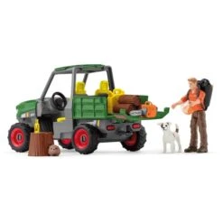 Schleich Farm World Waldbauer Mit Fahrzeug, Spielfigur -Kinderspielwaren Geschäft Schleich Farm World Waldbauer mit Fahrzeug Spielfigur@@100016879 1