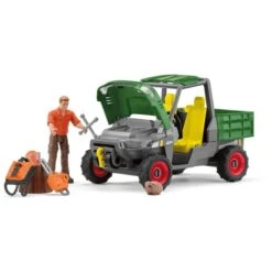 Schleich Farm World Waldbauer Mit Fahrzeug, Spielfigur -Kinderspielwaren Geschäft Schleich Farm World Waldbauer mit Fahrzeug Spielfigur@@100016879 4