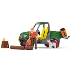 Schleich Farm World Waldbauer Mit Fahrzeug, Spielfigur -Kinderspielwaren Geschäft Schleich Farm World Waldbauer mit Fahrzeug Spielfigur@@100016879 5