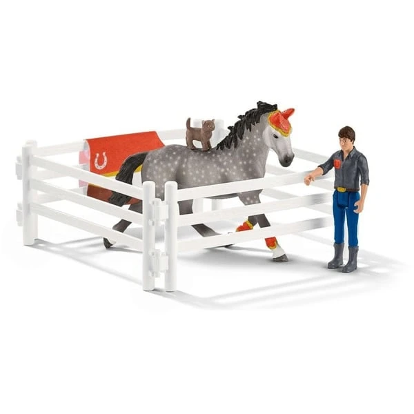 Schleich Horse Club Mias Voltigier-Reitset, Spielfigur 4 Schleich Horse Club Mias Voltigier-Reitset, Spielfigur – Bild 2