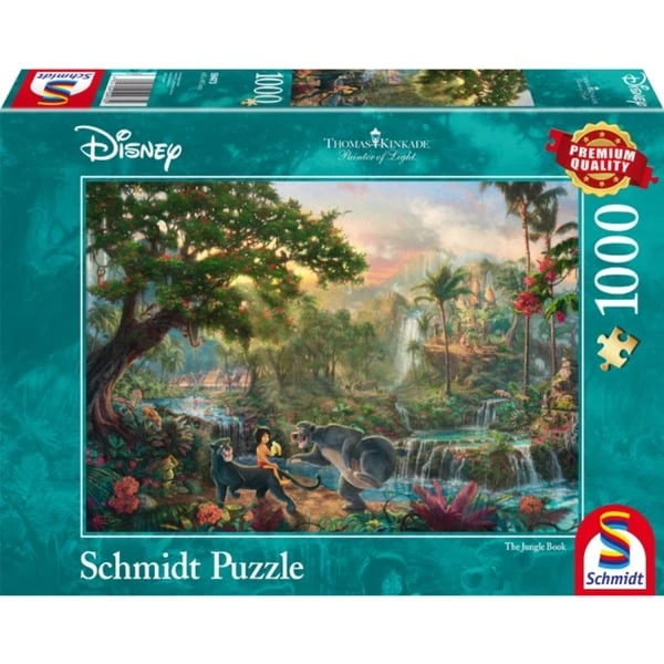 Schmidt Spiele Puzzle Thomas Kinkade: Disney Dschungelbuch 3 Schmidt Spiele Puzzle Thomas Kinkade: Disney Dschungelbuch