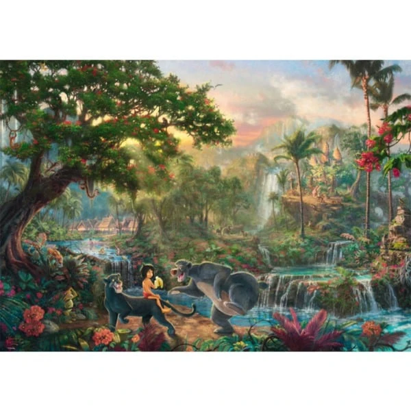 Schmidt Spiele Puzzle Thomas Kinkade: Disney Dschungelbuch 4 Schmidt Spiele Puzzle Thomas Kinkade: Disney Dschungelbuch – Bild 2
