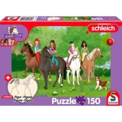 Schmidt Spiele Schleich: Horse Club - Club Holstein Fohlen, Puzzle