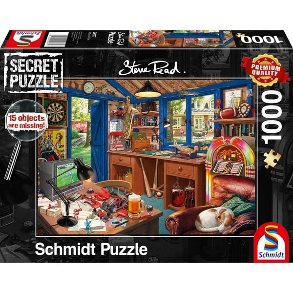 Schmidt Spiele Steve Read: Secret Puzzle - Vaters Werkstatt 3 Schmidt Spiele Steve Read: Secret Puzzle - Vaters Werkstatt