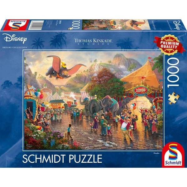 Schmidt Spiele Thomas Kinkade Studios: Disney - Dumbo, Puzzle 3 Schmidt Spiele Thomas Kinkade Studios: Disney - Dumbo, Puzzle