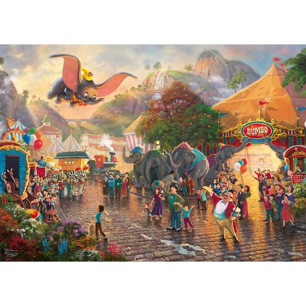 Schmidt Spiele Thomas Kinkade Studios: Disney - Dumbo, Puzzle 4 Schmidt Spiele Thomas Kinkade Studios: Disney - Dumbo, Puzzle – Bild 2