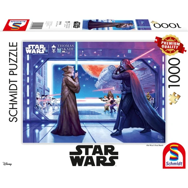 Schmidt Spiele Thomas Kinkade Studios: Star Wars - Obi Wan's Letzter Kampf, Puzzle