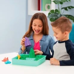 Spin Master Kinetic Sand - Sandbox Set Grün, Spielsand -Kinderspielwaren Geschäft Spin Master Kinetic Sand Sandbox Set gr n Spielsand@@100007973 3
