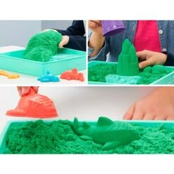 Spin Master Kinetic Sand - Sandbox Set Grün, Spielsand -Kinderspielwaren Geschäft Spin Master Kinetic Sand Sandbox Set gr n Spielsand@@100007973 5
