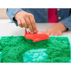 Spin Master Kinetic Sand - Sandbox Set Grün, Spielsand -Kinderspielwaren Geschäft Spin Master Kinetic Sand Sandbox Set gr n Spielsand@@100007973 6