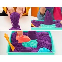 Spin Master Kinetic Sand - Sandbox Set Lila, Spielsand -Kinderspielwaren Geschäft Spin Master Kinetic Sand Sandbox Set lila Spielsand@@100007966 3