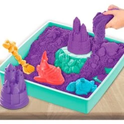 Spin Master Kinetic Sand - Sandbox Set Lila, Spielsand -Kinderspielwaren Geschäft Spin Master Kinetic Sand Sandbox Set lila Spielsand@@100007966 7