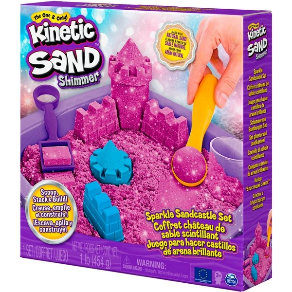 Spin Master Kinetic Sand - Schimmer Sandbox Set Lila, Spielsand 10 Spin Master Kinetic Sand - Schimmer Sandbox Set Lila, Spielsand – Bild 8