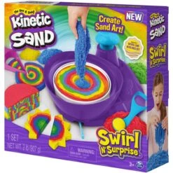 Spin Master Kinetic Sand - Swirl'n Surprise Set, Spielsand -Kinderspielwaren Geschäft Spin Master Kinetic Sand Swirl n Surprise Set Spielsand@@1849536 4