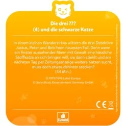 Tigermedia Tigercard - Die Drei ???: Die Schwarze Katze, Hörbuch -Kinderspielwaren Geschäft Tigermedia tigercard Die drei Die schwarze Katze H rbuch@@1696468 2