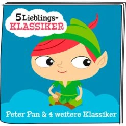 Tonies 5 Lieblings-Klassiker: Peter Pan Und 4 Weitere Klassiker, Spielfigur -Kinderspielwaren Geschäft Tonies 5 Lieblings Klassiker Peter Pan und 4 weitere Klassiker Spielfigur@@1se2tt06 2